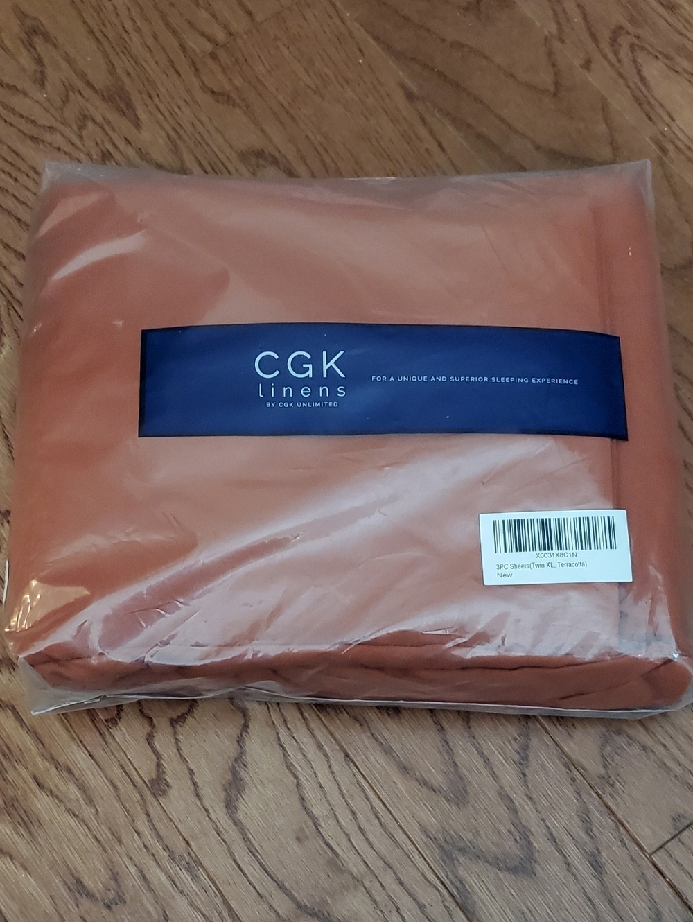 CGK Linens 3-Piece Twin-XL Sheet Set - Terracotta
